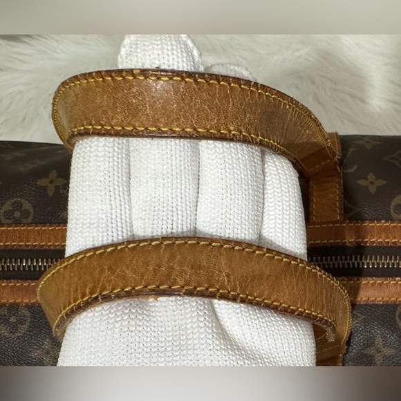 Authentic Louis Vuitton Vintage Monogram Sac Souple 35 Boston Satchel Bag - Picture 12 of 16